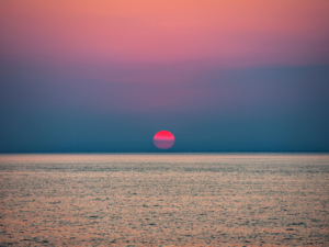 Sunset on Lake Pontchartrain